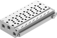 vabm-l1-10hw-g18-8-gr Festo VABM series 8 station G 1/8 Manifold Base for use with VUVG-B Series Sub-Base Valves, 573438