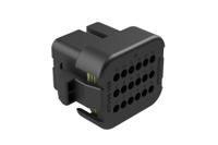 atv06-18sb-rr01 Amphenol Industrial, ATV Automotive Connector Plug Black 18 Way ATV06-18SB-RR01