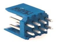 281739-4 TE Connectivity AMPMODU HE14 Series Straight Through Hole PCB Header, 8 Contact(s), 2.54 mm Pitch, 2 Row, Shrouded