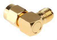 sma5072a2-3gt50g-50 Amphenol RF Right Angle 50Ω RF Adapter SMA Plug to SMA Socket