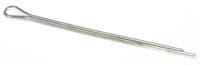 270-108 RS PRO 25.4mm Bright Zinc Plated Steel Split Pin, 1.2mm Diameter