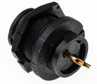 en3p2fx Switchcraft Circular Connector, 2 Contacts, Panel, Standard Connector, Socket, Female, IP68, IP69K, EN3 Series