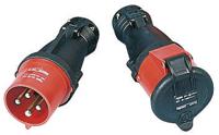 0-529-53 Legrand IP44 Red Socket, Rated At 32A