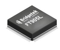 ft905l-c-t Bridgetek FT905L-C-T, 32 bit FT32, FT905 Microcontroller, 100 MHz, 256kB FLASH, 80-Pin LQFP
