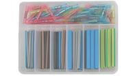 deray-set-5000 DSG-Canusa Halogen Free Heat Shrink Tubing Kit, Black, Blue, Brown, Clear, Green/Yellow, Grey, Red, Yellow 6.5mm Sleeve