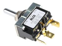 awte1504 TE Connectivity Toggle Switch, Panel Mount, On-Off-On, SPDT, Tab Terminal