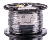 3079-bk001 Alpha Wire Hook-up Wire PVC Series Black 2.1 mm² Hook Up Wire, 14 AWG, 41/0.25 mm, 305m, PVC Insulation, 3079 BK001