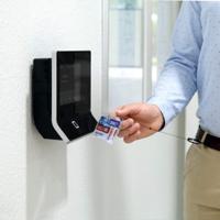 832401 Durable Black ABS, Nylon, PVC Badge Reel With Snap Strap