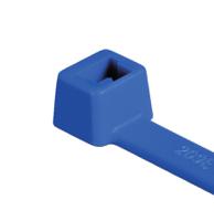 111-03008-t30r-pa66-bu HellermannTyton Cable Tie, Releasable, 150mm x 3.5 mm, Blue Polyamide 6.6 (PA66), Pk-100