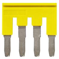 xw5sp404yl XW5S Short Bar for use with XW5G-P4.0-4 Grounding Terminal Block, XW5T-P4.0-4 Feed Through Terminal Block