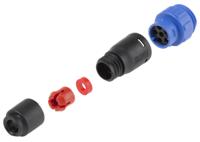 px041106s4550 Bulgin Circular Connector, 6 Contacts, Cable, Miniature Connector, Socket, Female, IP68, Buccaneer 400 Series