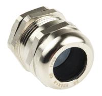 831-9024 RS PRO Metallic Nickel Plated Brass Cable Gland, M20 Thread, 8mm min., 14mm max., IP68