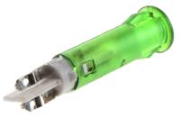 skgd05204 Signal Construct Green Panel Mount Indicator, 24 → 28V, 5mm Mounting Hole Size, Solder Tab Termination