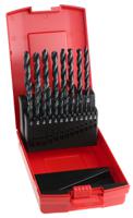 a190-3 Dormer 21-Piece Twist Drill Bit Set for Multi-Material, 3/8in Max, 1/16in Min, HSS Bits