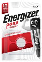 7638900083040 Energizer CR2032 Button Battery, 3V, 17mm Diameter, Single