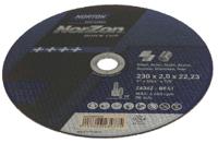 66252831478 Norton Cutting Disc Zirconium Cutting Disc, 230mm x 2mm Thick, P36 Grit, 5 in pack