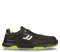 jalo2-ji446-42 Jallatte JALO2 JI446 Unisex Black, Yellow Composite Toe Capped Safety Trainers, UK 8, EU 42