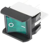 2641lp2a23321l220v3 APEM Illuminated DPST, On-Off Rocker Switch Panel Mount