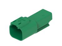 dt04-2p-te03 TE Connectivity, DT04-2P Automotive Connector Plug Green Cable 2 Way, Cable Termination DT04-2P-TE03