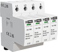 101-792 RS PRO Three Phase Industrial Surge Protector, 40kA, 1.35kV, DIN Rail Mount