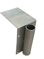 204-1777 RS PRO Grey Galvanised Steel Barrier Base