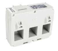 264-1001 RS PRO DIN Rail Mounted Current Transformer, 250A Input, 3 x 250A, 330 mV Output, 25 x 21mm Bore, 330 mV