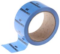 711-413 RS PRO Blue PP, Vinyl Pipe Marking Tape, text Compressed Air, Dim. W 50mm x L 33m