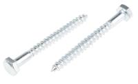 824-913 RS PRO Hex Coach Screw, Steel Bright Zinc Plated, 6mm x 60mm