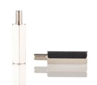 806-6679 RS PRO Standoff, M6 x M6 Thread, 30mm Body, Steel, Male/Female, 10mm Stud