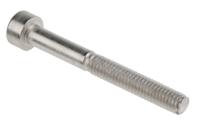 124-7349 RS PRO Stainless Steel Hex Socket Cap Screw, DIN 912, M4 x 35mm