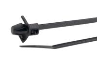 115-07010-rt50rsf-pa66-bk HellermannTyton Cable Tie, Releasable, 215mm x 4.6 mm, Black Polyamide 6.6 (PA66), Pk-100