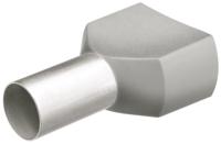 97-99-375 Knipex, 97 99 Insulated Ferrule, 12mm Pin Length, 3.7mm Pin Diameter, Grey