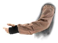 59416 Ansell 59-416 Brown Reusable Cotton Protective Sleeve for Automotive, Metal Fabrication Use, 660mm Length, One size