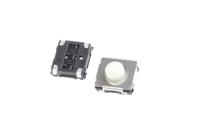 evqq2f03w Panasonic White Push Plate Tactile Switch, SPST 20 mA 3.1mm