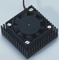 laick17x17w Fischer Elektronik Heatsink, Universal Square Alu with fan, 1.6K/W, 43.1 x 43.1 x 20mm, Conductive Adhesive