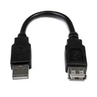 usbextaa6in StarTech.com USB 2.0, Male USB A to Female USB A, 480Mbps, 150mm