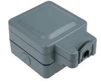 k56410gry MK Electric 13A 1 Gang Switched Fused Spur IP66