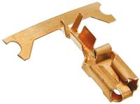 927854-2 TE Connectivity Positive Lock .250 Mk I Uninsulated Female Spade Connector, Receptacle, 6.35 x 0.81mm Tab Size, 1mm² to