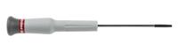 aef3x75 Facom Slotted Precision Screwdriver, 3 mm Tip, 75 mm Blade, 168 mm Overall