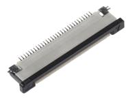30flz-sm2-tblfsnp JST, FLZ 0.5mm Pitch 30 Way Right Angle Female FPC Connector, ZIF Top Contact