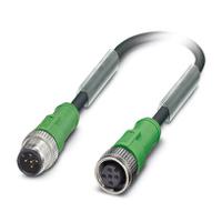 1415697 Phoenix Contact Male 5 way M12 to Female 5 way M12 Sensor Actuator Cable, 1.5 m