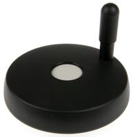 72701 Elesa Black Technopolymer Hand Wheel, 125mm diameter