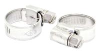 172-0595 RS PRO Stainless Steel 316 Slotted Hex Hose Clip, 12.3mm Band Width, 16 → 22mm ID