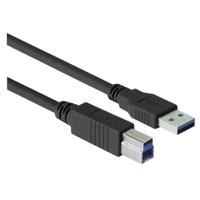 cau3zab-3m L-Com USB 3.0, Male USB to Male USB B, 3m