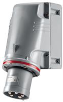 2406397t Scame IP44 Red Wall Mount 3P + N + E Industrial Power Plug, Rated At 63A, 415 V