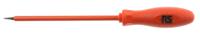911-1095 ITL Insulated Tools Ltd Slotted Insulated Screwdriver, 3 x 0.5 mm Tip, 100 mm Blade, VDE/1000V, 175 mm Overall