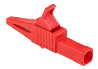 bu-65-2 Mueller Electric Crocodile Clip 4 mm Connection, Nickel-Plated Steel Contact, 30A, Red
