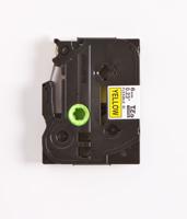 tze-fx611 Brother Black on Yellow Label Printer Tape, 8 m Length, 6 mm Width