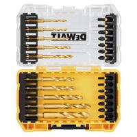 dt70748t-qz DeWALT 24-Piece Twist Drill Bit Set for Metal, 10mm Max, 3mm Min, HSS-G Titanium Bits