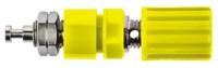 pol-6718-ge Schutzinger 36A, Yellow Binding Post With Brass Contacts and Nickel Plated